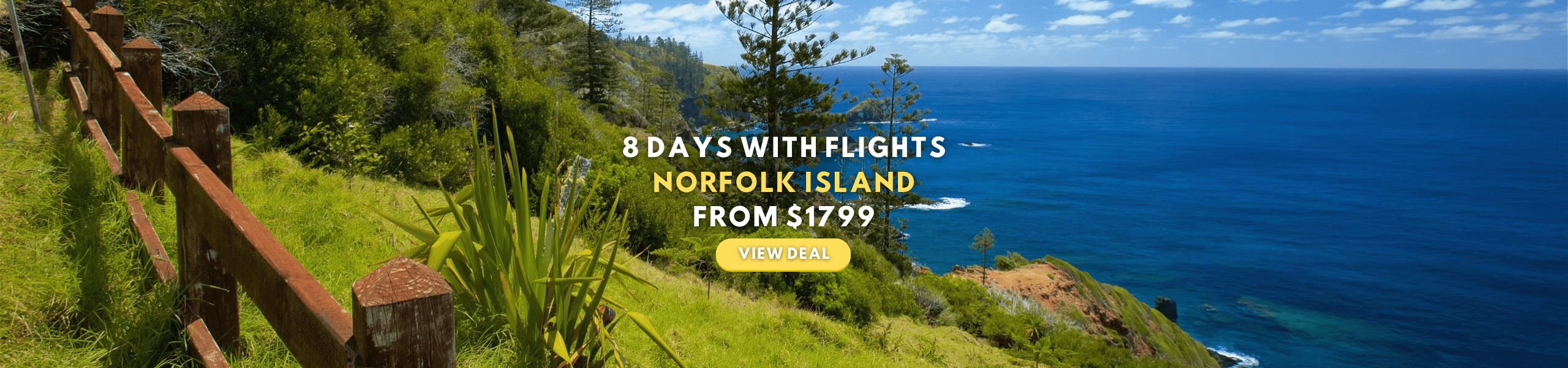 8 Day Norfolk Island With Flights