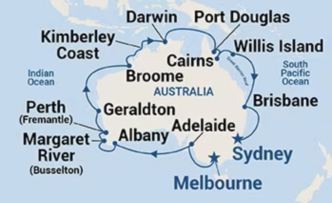 24 Day Cruise  Circumnavigate Australia with Princess Cruises 2025  Cruises  Traveldream