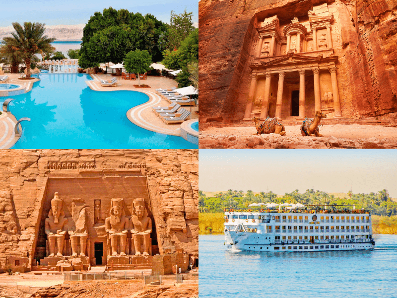 Luxury Egypt and Jordan tour package with flights from Australia