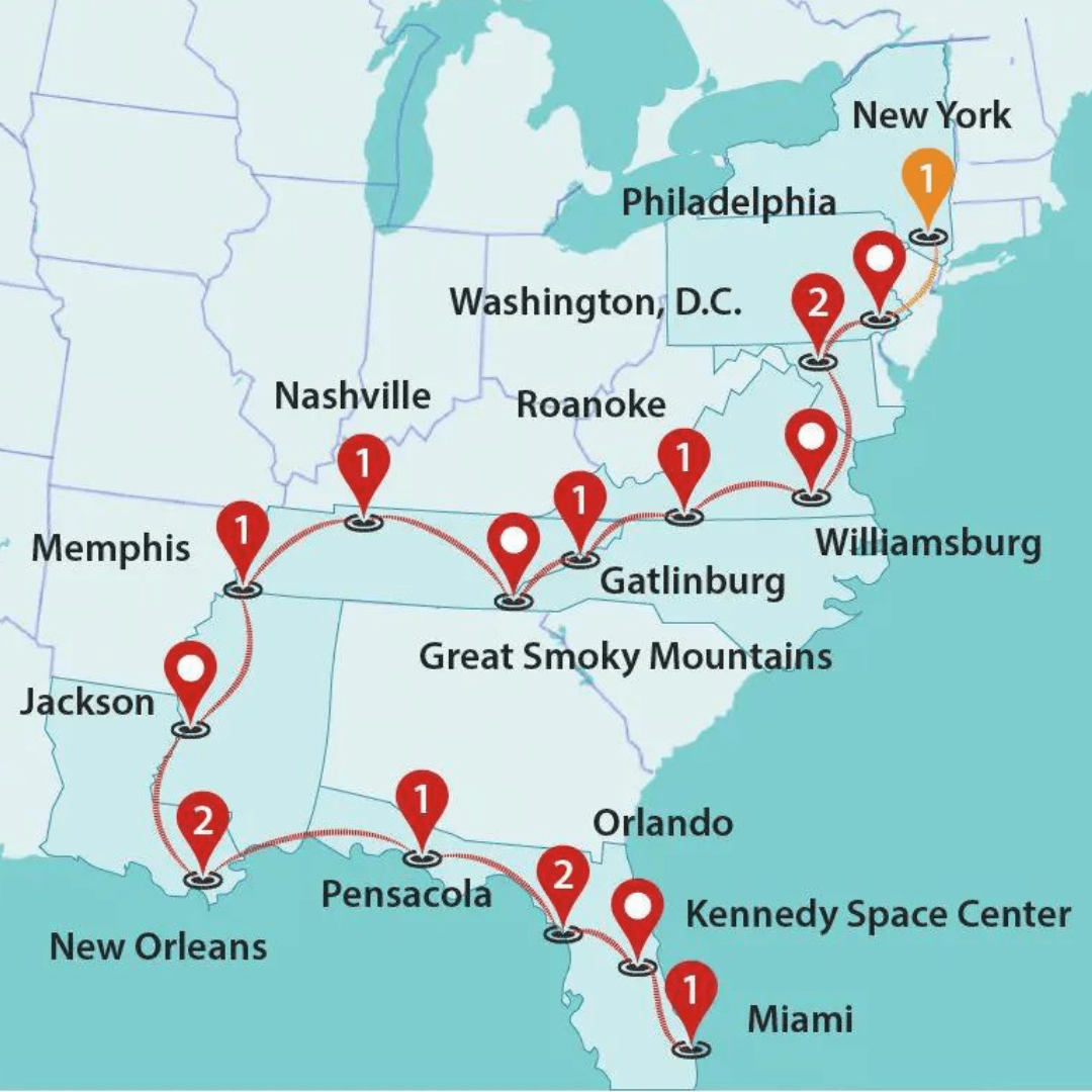 17 Day USA Great Southern Discovery Tour With Flights